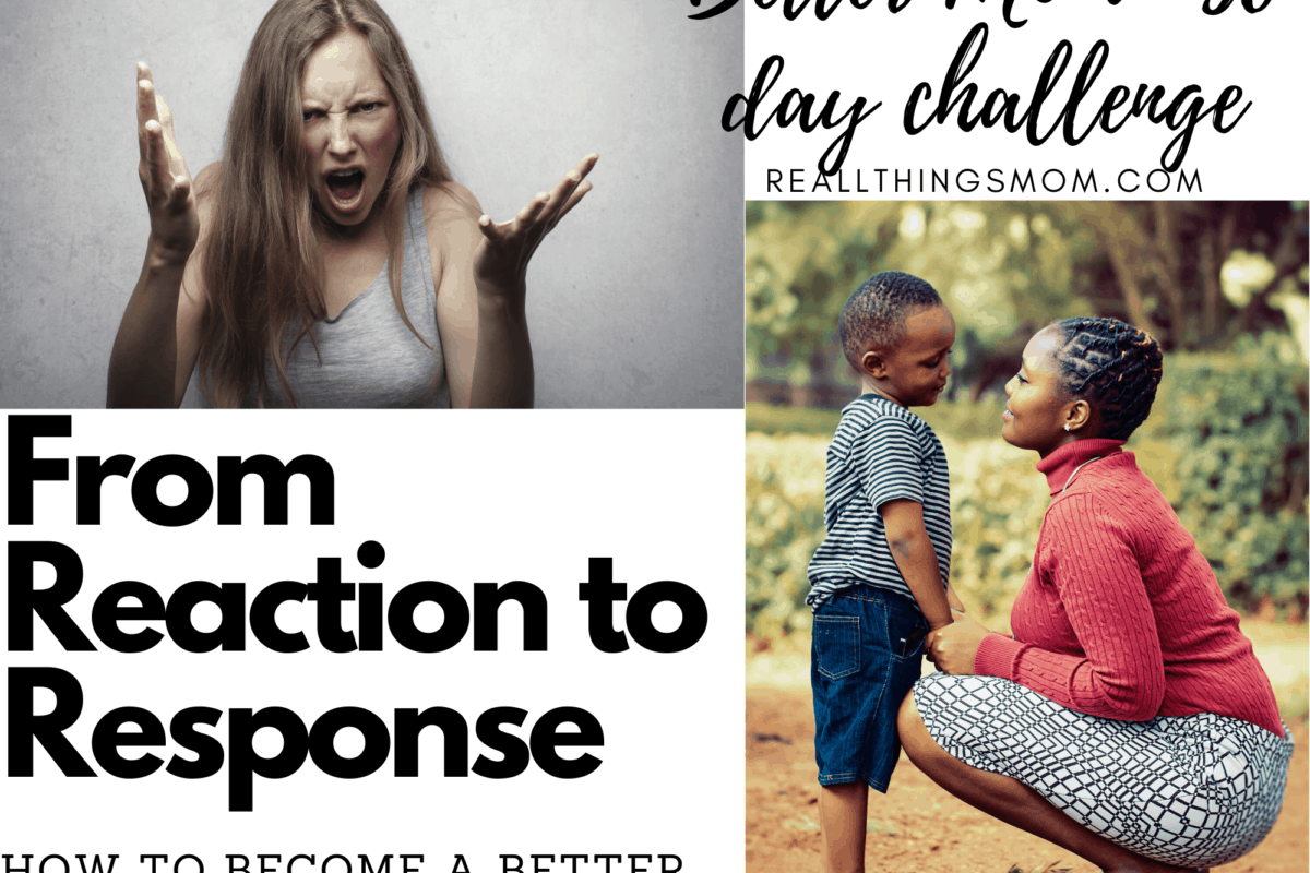 Respond not React | Yell-Free Momming