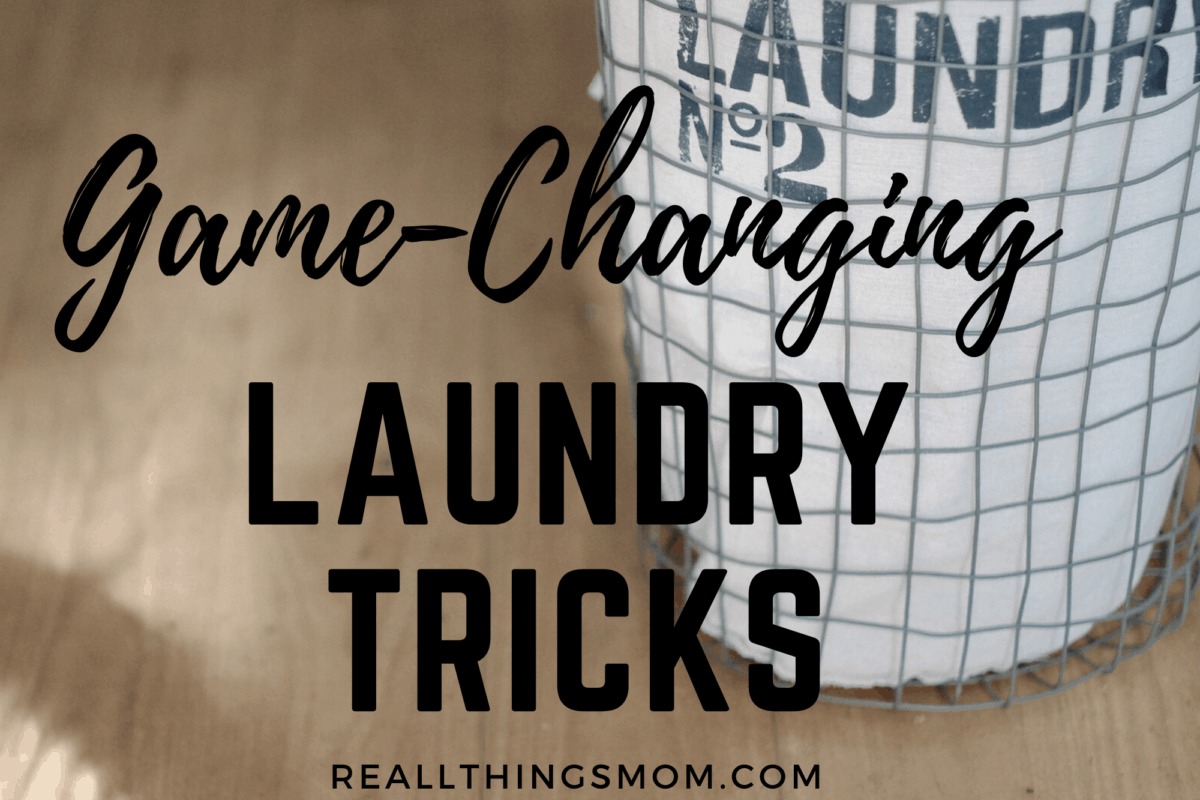 Game Changing Laundry Tricks | RE: All Things Mom