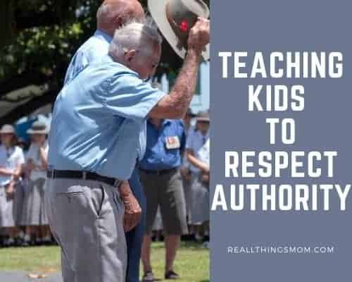 Teach kids to respect authority